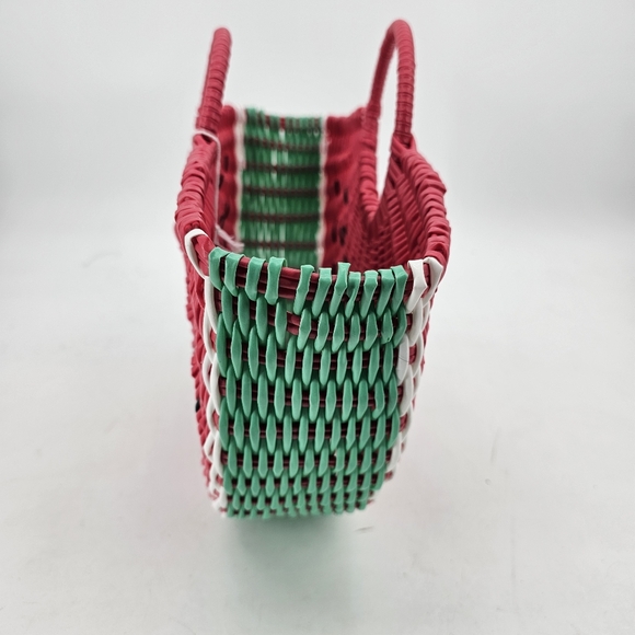 Watermellon Woven Beach Tote Purse - Picture 2 of 4